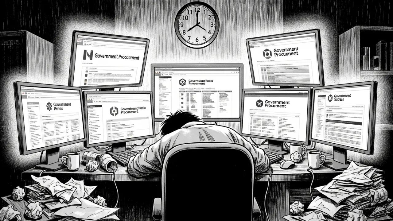 Efficient government tender monitoring workflow across ASEAN procurement portals